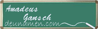Amadeus Gansch Visitenkarte